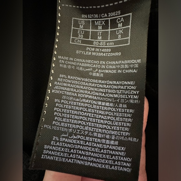 Guess Black skirt w sequins at bottom - Picture 5 of 7